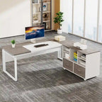 63 Modern Executive Computer Desk, 5FT Home Office Desk (Only Desk)