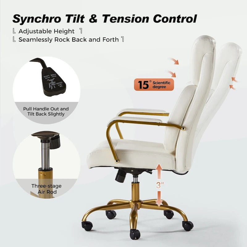 Jode Ergonomic Office Chair with Lumbar Support by HULALA HOME