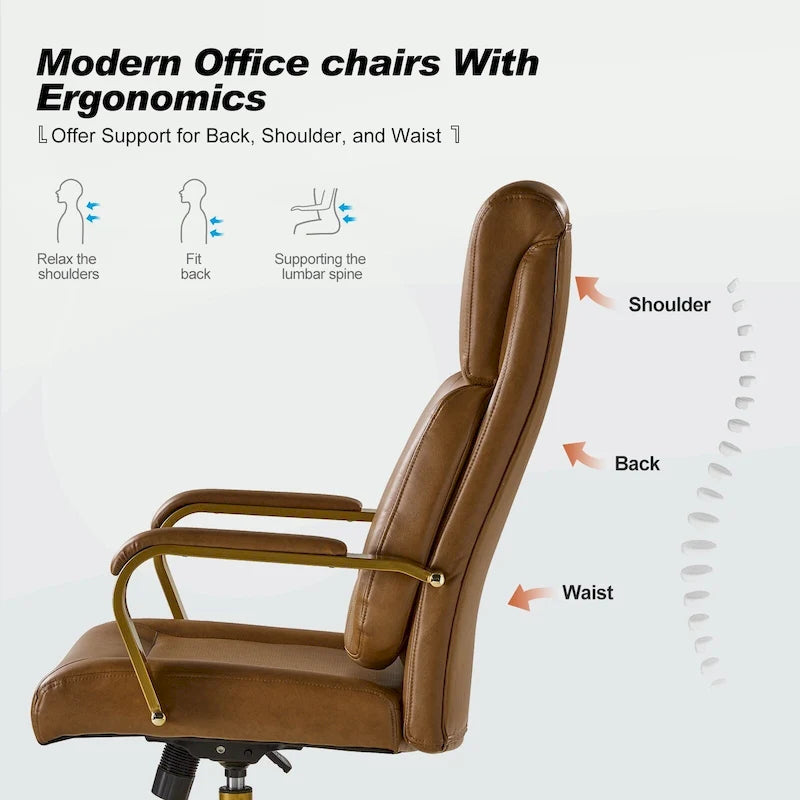 Jode Ergonomic Office Chair with Lumbar Support by HULALA HOME