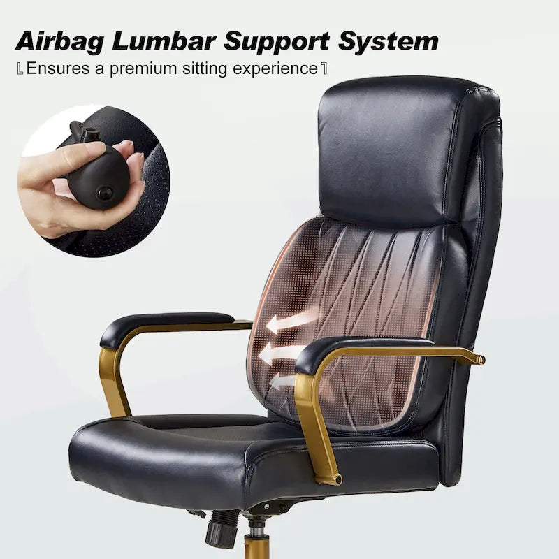 Jode Ergonomic Office Chair with Lumbar Support by HULALA HOME