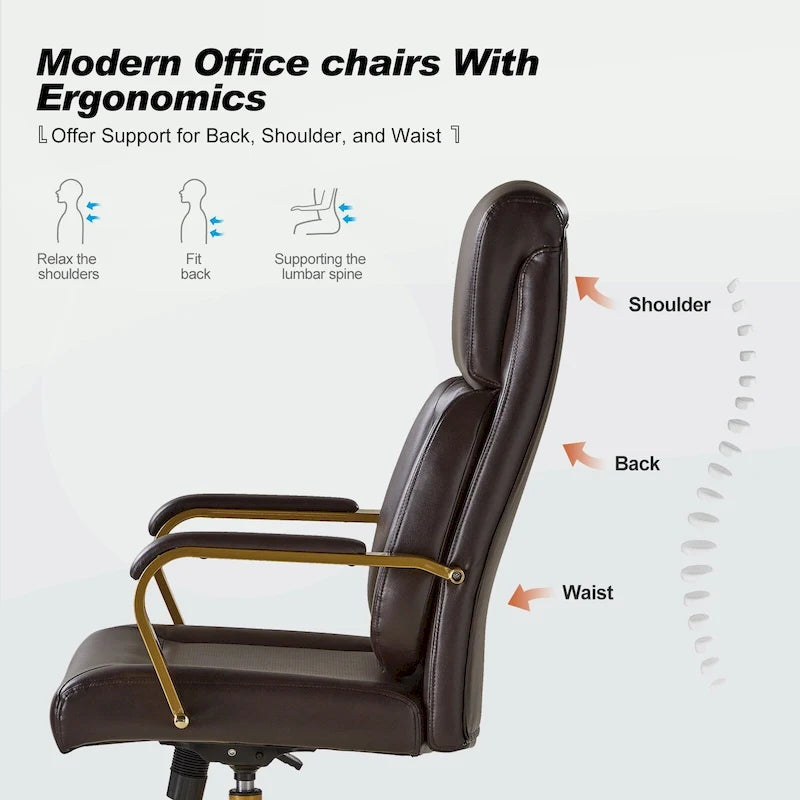 Jode Ergonomic Office Chair with Lumbar Support by HULALA HOME