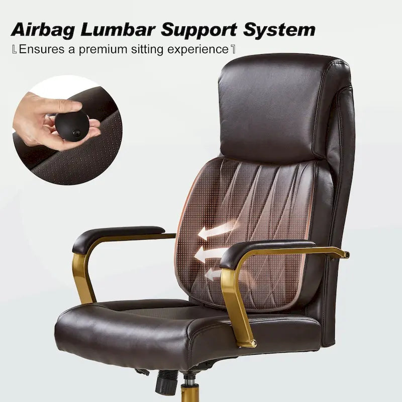 Jode Ergonomic Office Chair with Lumbar Support by HULALA HOME