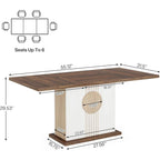 Farmhouse Wood Dining Table
