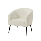 Hal Modern Boucle Armchair with Metal Legs by HULALA HOME