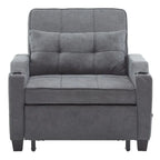 Chair Bed, Sleeper Sofa Chair Bed 3 in 1, Adjustable Recliner,Armchair, Sofa, Bed, Linen