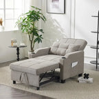 Chair Bed, Sleeper Sofa Chair Bed 3 in 1, Adjustable Recliner,Armchair, Sofa, Bed, Linen