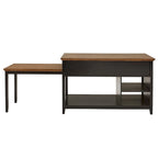 Eleanor Two-Tone Antique Finish Extendable Kitchen Island with 3 Drawers by iNSPIRE Q Classic