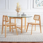 SAFAVIEH Luz Cane Dining Chair - 17 W x 20 D x 32 H - 17Wx20Dx32H