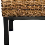 SAFAVIEH Candy Natural Wicker Dining Chair (Set of 2) - 19 W x 22 D x 41 H - 19Wx22Dx41H