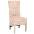 SAFAVIEH Candy Natural Wicker Dining Chair (Set of 2) - 19 W x 22 D x 41 H - 19Wx22Dx41H