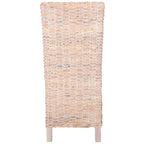 SAFAVIEH Candy Natural Wicker Dining Chair (Set of 2) - 19 W x 22 D x 41 H - 19Wx22Dx41H