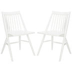SAFAVIEH Orelia 19 Inch Black Spindle Dining Chair (Set of 2) - 21Wx22Dx34H