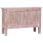 vidaXL Sideboard with 2 Drawers 35.4x11.8x23.6 Solid Mahogany Wood