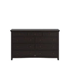 Ediline 9-Drawer Wood Modular Storage Dresser and Mirror by iNSPIRE Q Classic