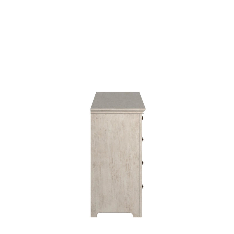 Ediline 9-Drawer Wood Modular Storage Dresser and Mirror by iNSPIRE Q Classic