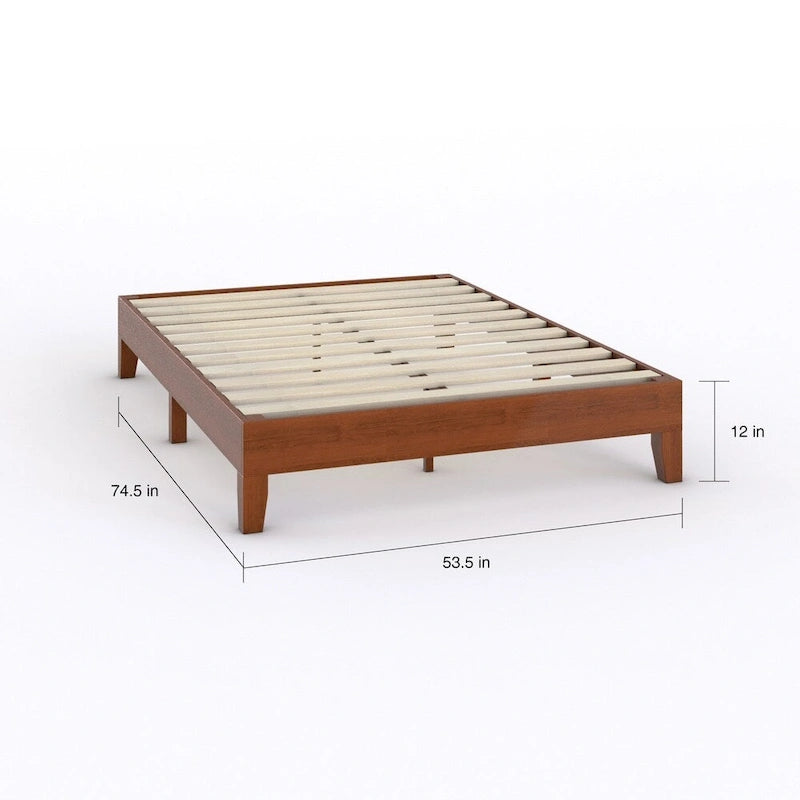 Porch & Den Neron 12-inch Deluxe Wood Full-size Platform Bed