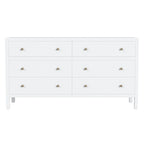 6-Drawer Wood Wide Dresser