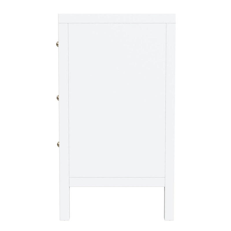 6-Drawer Wood Wide Dresser