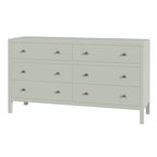 6-Drawer Wood Wide Dresser