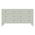 6-Drawer Wood Wide Dresser