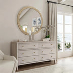 6-Drawer Wood Wide Dresser