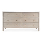 6-Drawer Wood Wide Dresser