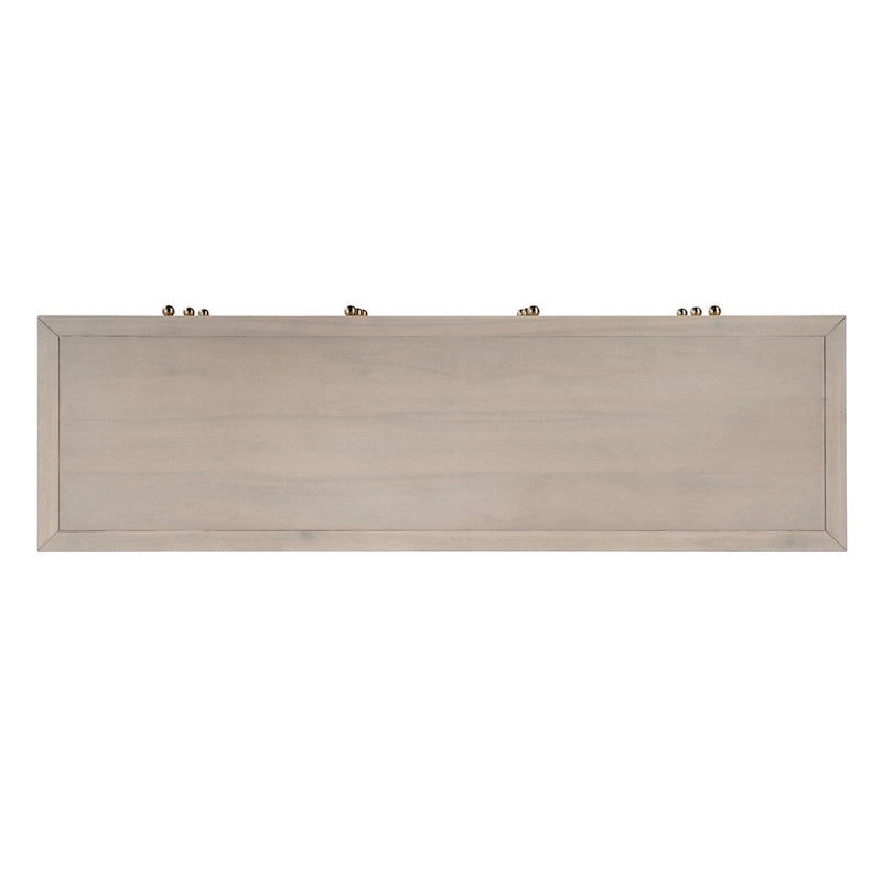 6-Drawer Wood Wide Dresser