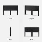 mopio Brooklyn Headboard, 62.4 Wide Headboard Only, Wood Headboard, Modern Farmhouse, Boho, Wall Mount, Fluted Panel