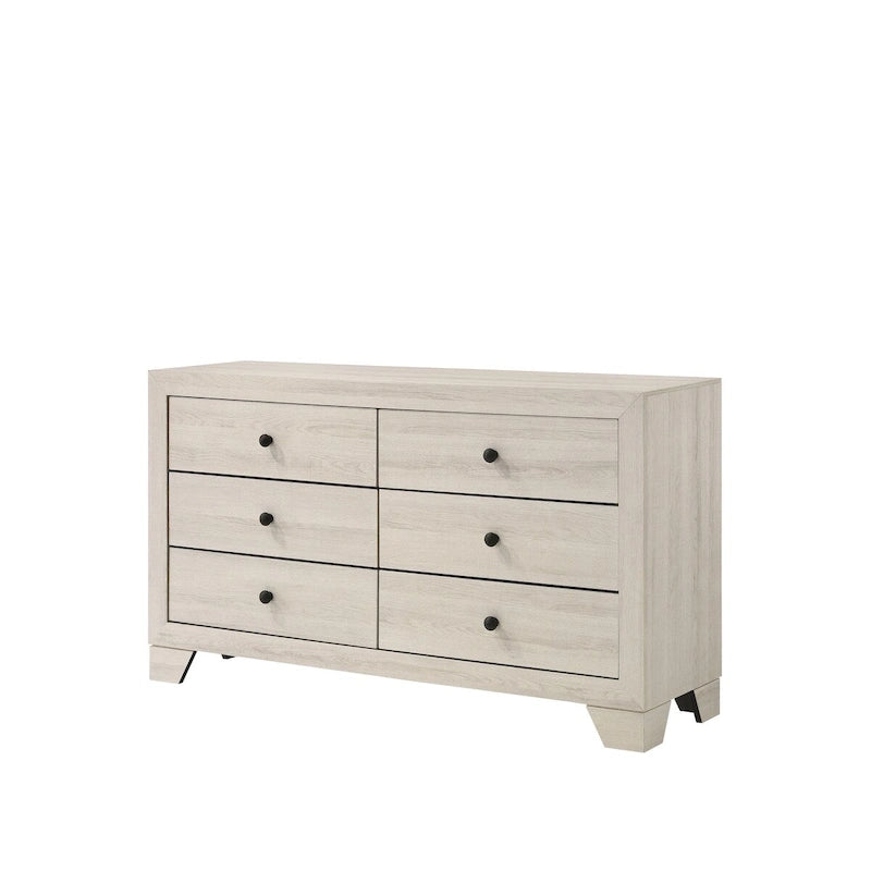 Annis 3 Piece White Platform Bedroom Set