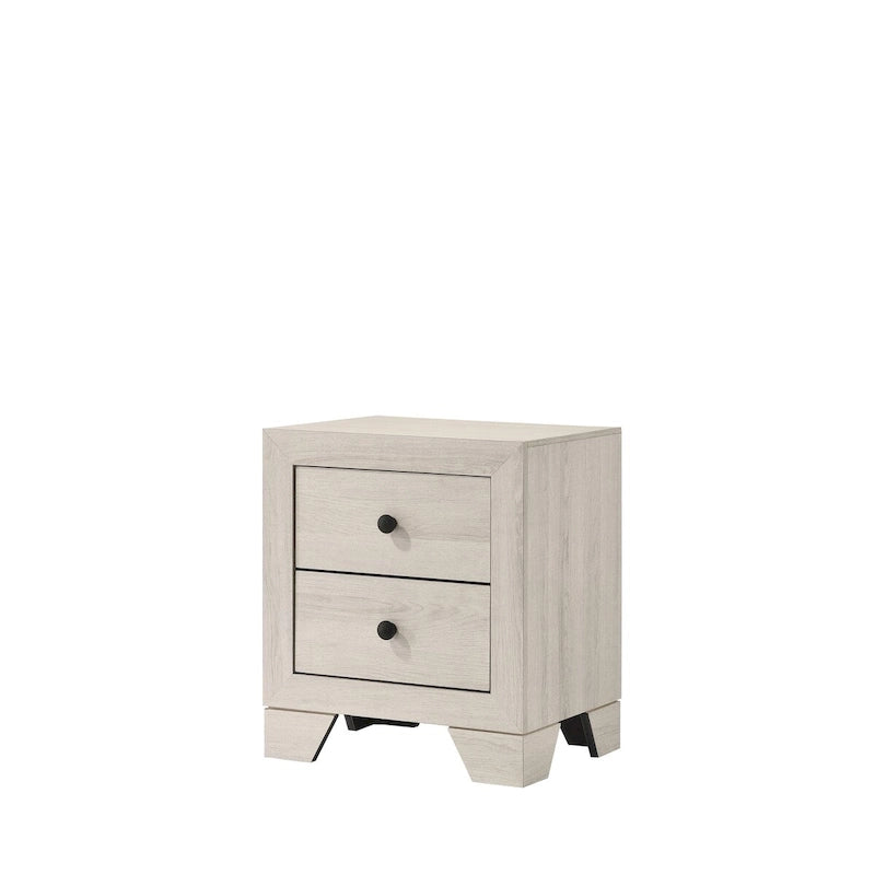 Annis 3 Piece White Platform Bedroom Set