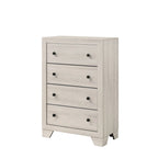 Annis 3 Piece White Platform Bedroom Set