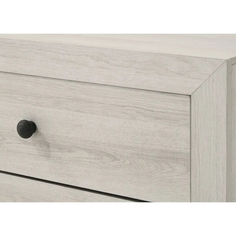 Annis 3 Piece White Platform Bedroom Set