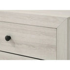 Annis 3 Piece White Platform Bedroom Set