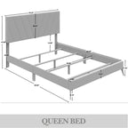 CraftPorch 4 Piece Contemporary Bedroom Set