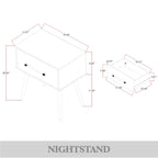 CraftPorch 4 Piece Contemporary Bedroom Set