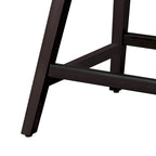 LUE BONA 26 in. Counter Height Bar Stools Upholstered Wood Frame Swivel Bar Stool with Farbic Seat Set of 3