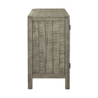 60W Cabinet Sideboard with Adjustable Shelves and Pine veneer - N/A