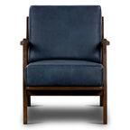 Poly & Bark Verity Leather Lounge Chair - Full Grain Genuine Italian Leather