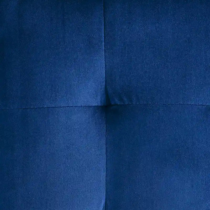 Porch & Den Croeni Velvet Tufted Cube Ottoman