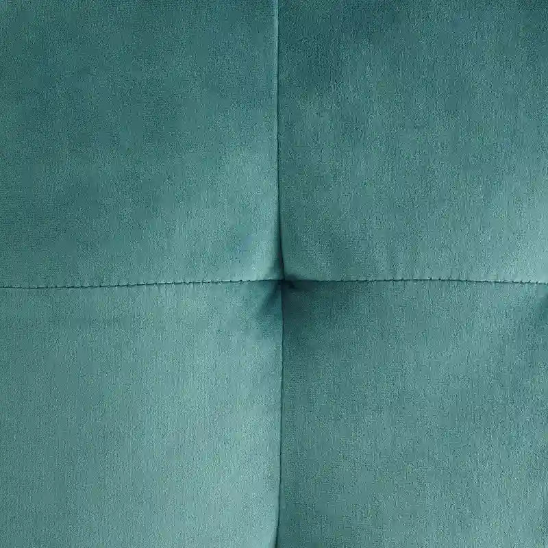 Porch & Den Croeni Velvet Tufted Cube Ottoman