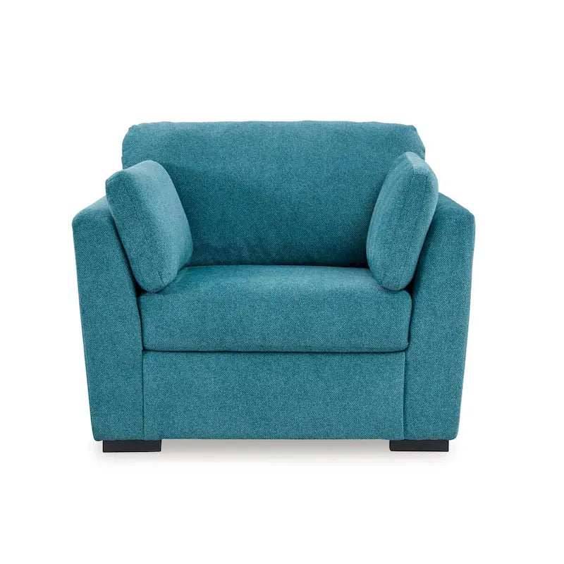 Roundhill Furniture Clareen Upholstered Chair-and-a-Half, Cutler Chair, Oversized Chair