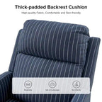 Diana Modern Polyester 360-degree Swivel Rocker Recliner Set of 2 by HULALA HOME