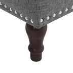 COZYMAN Tufted Storage Bench, Upholstered Ottoman with Storage for Bedroom - 50.8 W X 17.1 D X 18.3 H