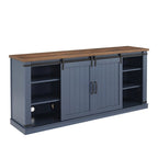 68 inch Rustic Barn Door TV Stand for TVs up to 75 Inches