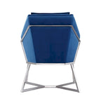 Origami Velvet Accent Chair