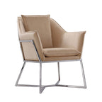 Origami Velvet Accent Chair