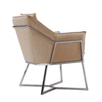 Origami Velvet Accent Chair