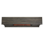 Farmhouse 72 TV Stand with Fireplace - Accommodates up to 75 TV - 73W x 35H x 14D