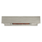 Farmhouse 72 TV Stand with Fireplace - Accommodates up to 75 TV - 73W x 35H x 14D