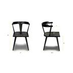 Poly & Bark Enzo Dining Chair - Solid Oak Wood